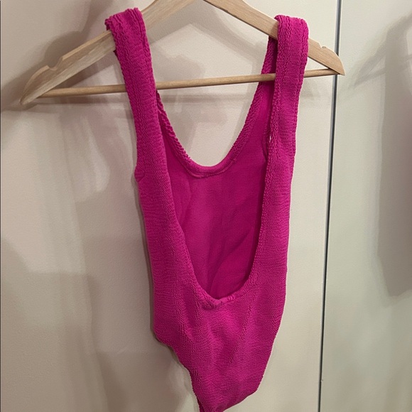 Zara Hot Pink One Piece Swimsuit - Picture 3 of 7